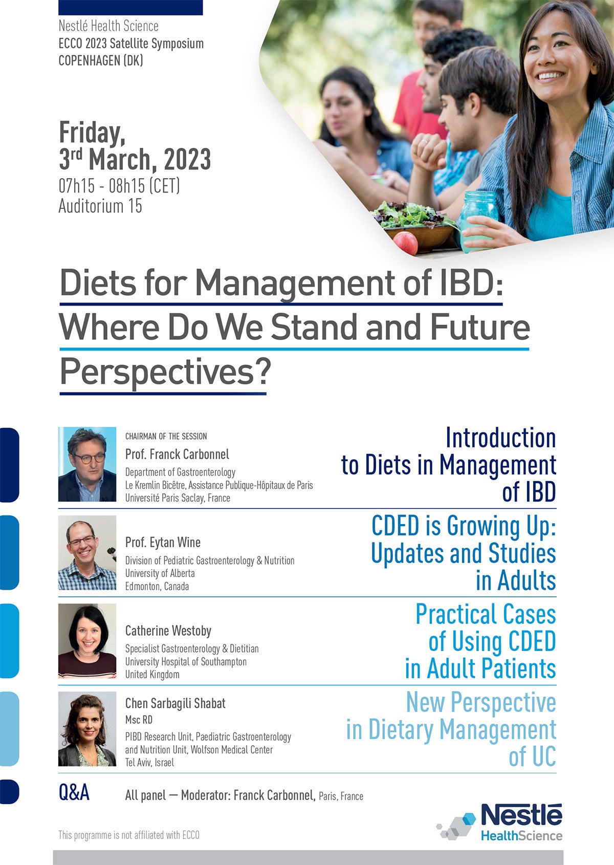 Diets for Management of IBD Join us in Copenhagen March 2nd 4th